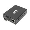 Gigabit Multimode Fiber to Ethernet Media Converter, PoE+ - International Power Cables, 10/100/1000 LC, 850 nm, 550 m (1,804 ft.) N785-INT-PLCMM1
