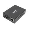 Gigabit SFP Fiber to Ethernet Media Converter, POE+, International Power Cables, 10/100/1000 Mbps N785-INT-PSFP