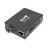 Gigabit Multimode Fiber to Ethernet Media Converter, POE+ - 10/100/1000 LC, 850 nm, 550M (1804.46 ft.) N785-P01-LC-MM1