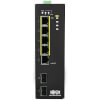 5-Port Lite Managed Industrial Gigabit Ethernet Switch - 10/100/1000 Mbps, PoE+ 30W, 2 GbE SFP Slots, -10° to 60°C, DIN Mount NGI-S05C2POE4