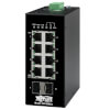 8-Port Unmanaged Industrial Gigabit Ethernet Switch - 10/100/1000 Mbps, 2 GbE SFP Slots, -40° to 75°C, DIN Mount NGI-U08C2
