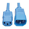 PDU Power Cord, C13 to C14 - 10A, 250V, 18 AWG, 3 ft. (0.91 m), Blue P004-003-ABL