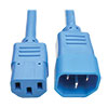 PDU Power Cord, C13 to C14 - 10A, 250V, 18 AWG, 6 ft. (1.83 m), Blue P004-006-ABL
