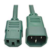 PDU Power Cord, C13 to C14 - 10A, 250V, 18 AWG, 6 ft. (1.83 m), Green P004-006-AGN