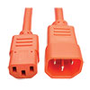 PDU Power Cord, C13 to C14 - 10A, 250V, 18 AWG, 6 ft. (1.83 m), Orange P004-006-AOR