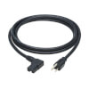 8 ft. power cord connects network devices with a C16 power inlet to an AC power source with a NEMA 5-15R outlet.