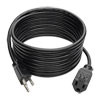 Heavy-duty extension cord with NEMA 5-15 connectors replaces a power cord or extends an existing cord by 12 ft.<br>