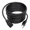 Durable extension cord allows you to extend the length of your existing power cord by 15 ft.