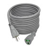 Extends an existing hospital-grade power cord by 15 ft.