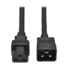 Power Cord, C20 to C21 - Heavy-Duty, 20A, 250V, 12 AWG, 10 ft. (3.05 m), Black P035-010
