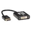 DisplayPort to DVI Active Adapter Video Converter, DP ver 1.2, (M/F), 6-in. (15.24 cm), 50 pack P134-06NDVIV2BP
