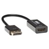 DisplayPort to HDMI 4K Active Adapter Video Converter, DP Ver 1.2, HDCP, 4K 30Hz (M/F), 6-in. (15.24 cm) P136-06N-UHD-V2