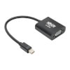 Keyspan Mini DisplayPort to Active VGA Adapter, Video Converter (M/F), Black, 6-in. (15.24 cm) P137-06N-VGAB