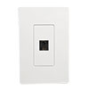 Add an HDMI female port to a keystone wall plate for a professional, tidy appearance. 