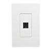 Add an HDMI female port to a keystone wall plate for a professional, tidy appearance. 