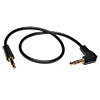 3.5mm Mini Stereo Audio Cable with one Right-Angle plug (M/M), 3 ft. (0.91 m) P312-003-RA