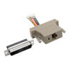 DB25 to RJ45 Modular Serial Adapter (M/F), RS-232, RS-422, RS-485 P440-825FM