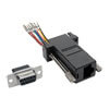 DB9 to RJ45 Modular Serial Adapter (F/F), RS-232, RS-422, RS-485 P440-89FF