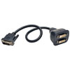 DVI Y Splitter Cable, Digital Monitors (DVI-D M to 2x F), 1 ft. (0.31 m) P564-001