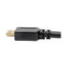 Gold-plated connector is compatible with any full-size HDMI port and has greater port retention than typical HDMI connectors.<br>