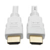 High-Speed HDMI Cable, Digital Video and Audio, HD (M/M), White, 25 ft. (7.62 m) P568-025-WH