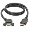 High-Speed HDMI Cable with Ethernet, Digital Video with Audio (M/F), Panel Mount, 3 ft. (0.91 m) P569-003-MF-APM