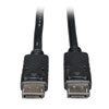 DisplayPort Cable with Latching Connectors, 4K 60 Hz (M/M), Black, 3 ft. (0.91 m) P580-003