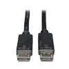 DisplayPort Cable with Latches, 4K @ 30 Hz, (M/M) 20 ft. (6.09 m) P580-020