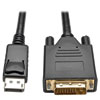 DisplayPort 1.2 to DVI Active Adapter Cable (DP with Latches to DVI-D Dual Link M/M), 3 ft. (0.9 m) P581-003-V2