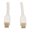 Mini DisplayPort Cable, 4K 60 Hz (M/M), White, 3 ft. (0.9 m) P584-003