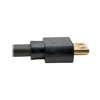 Special high-grip HDMI plug helps prevent accidental disconnections.
