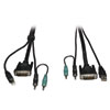 DVI / USB / Audio KVM Cable Kit, 10 ft. (3.05 m) P759-010