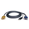 USB (2-in-1) Cable Kit for NetDirector KVM Switch B020-Series and KVM B022-Series, 6 ft. (1.83 m) P776-006