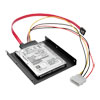 Any 2.5 in. SATA HDD or SSD can be mounted into your computer's 3.5 in. drive bay.