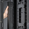 Easy 0U installation in EIA-standard 19 in. racks. Mounts vertically using included toolless buttons or rack-mounting brackets.<br>