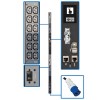 18.7kW 200-240V 3PH Monitored PDU - LX Interface, Gigabit, 36 C13 Outlets, IEC 309 60A Blue Input, LCD, 1.8 m Cord, 0U 1.8 m Height, TAA PDU3EVN6G60C