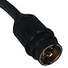 A 10 ft. cord with Hubbell CS8365C plug connects the PDU to a compatible AC power source, generator or protected UPS system.