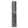 24 C13 and 6 C19 color-coded and numbered outlets are split into 3 separately breakered load banks.<br>
