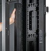 Detachable buttons permit quick installation of vertical PDUs in keyhole mounting slots of compatible racks, to help optimize rack space.