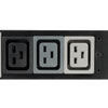 Outlets are color coded for easy phase identification (C19 outlets shown)