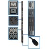 14.4kW 208V 3-Phase Basic PDU - 45 Outlets (36 C13, 3 C19, 3 L6-30R), Hubbell 50A CS8365C Input, 6 ft. Cord, 70 in. 0U, TAA PDU3V6H50A