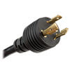 Detachable NEMA L6-20P to C19 10 ft. power cord.