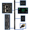 5.5kW Single-Phase Monitored PDU, LX Interface, 208/230V Outlets (36 C13/6 C19), L6-30P, 10 ft. (3.05 m) Cord, 0U 1.8m/70 in. Height, TAA PDUMNV30HV2LX