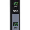 Dual digital current monitoring displays provide load level information for each circuit. 