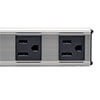 NEMA 5-15R outlets are arranged in standard 1.77 in. spacing center to center for easy connection to equipment.
