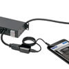Charge USB devices with a USB adapter via one of 16 NEMA 5-15R dongles. 