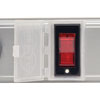 Lighted, covered on/off switch prevents accidental shut off while still allowing you to see the unit is operational. 