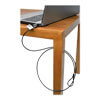 Strong 4 ft. cable anchors to table, desk or any other fixed structure and resists cuts and tampering.