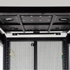Generously-sized cable access holes reduce cord and cable clutter and help improve cold airflow through the enclosure.