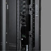 Toolless vertical PDU mounting capabilities with rear vertical channels provide 0U mounting to save valuable rack space.